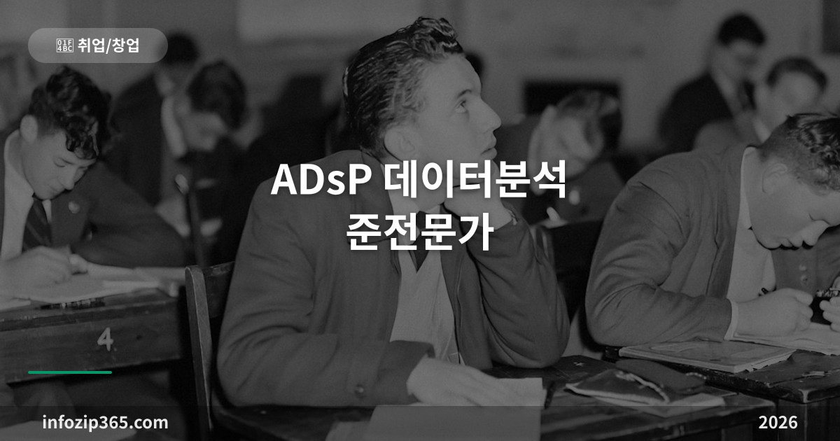 ADsP 데이터분석 준전문가 — 제한 없이 응시하는 입문 자격, 51회 접수가 코앞이다