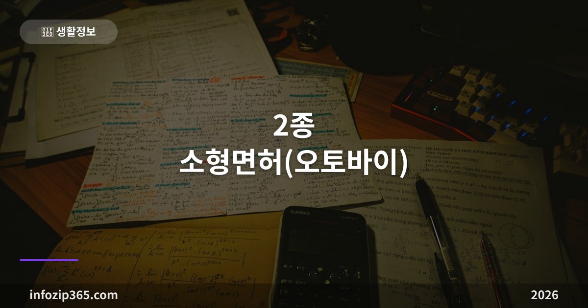 2종 소형면허(오토바이) — 합격선이 90점이다, 굴절 코스에서 다 떨어지는 이유