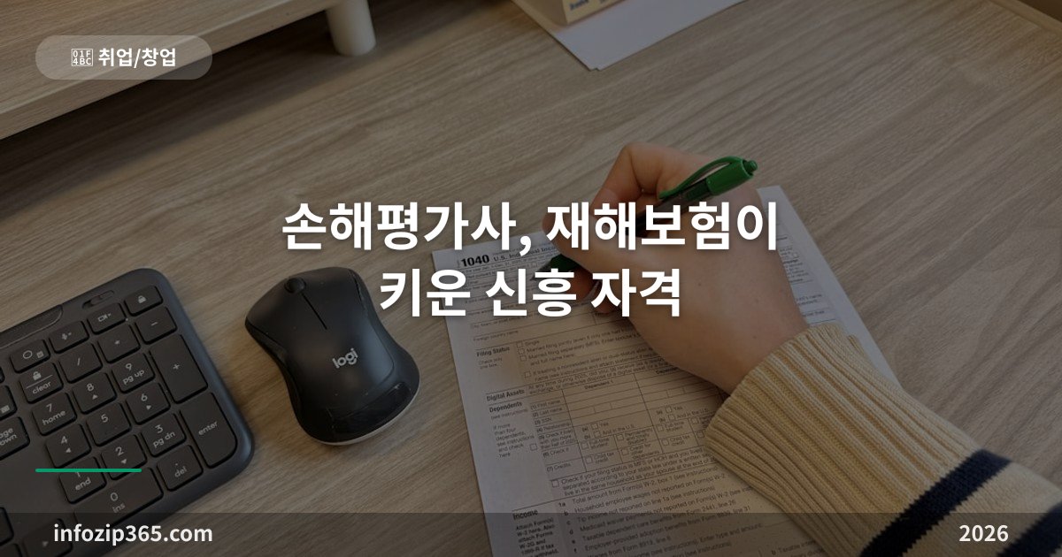 손해평가사, 재해보험이 키운 신흥 자격 — 1·2차 시험 구조와 2027 대비 일정