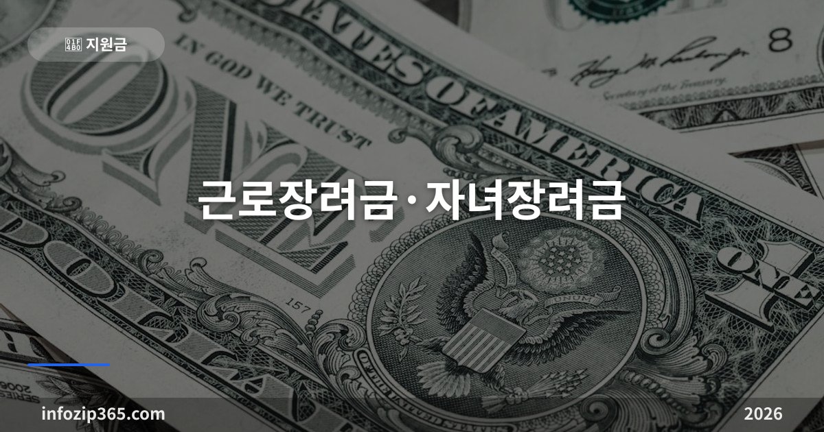 근로장려금·자녀장려금 2026 | 5월 신청, 최대 330만원 + 100만원