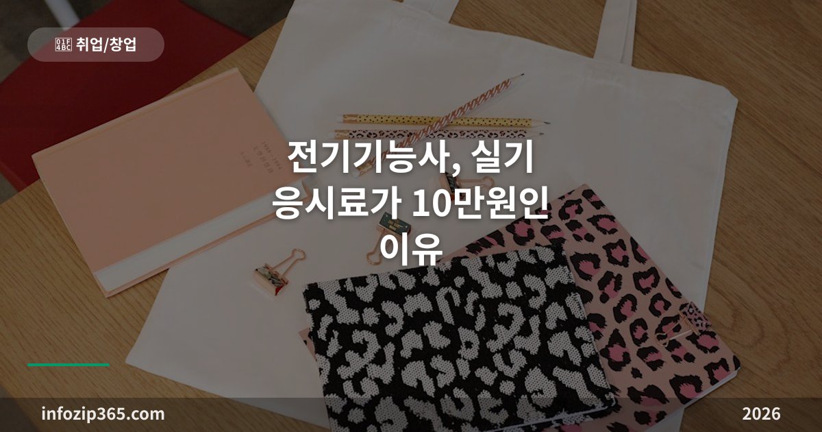전기기능사, 실기 응시료가 10만원인 이유 — 시험 구조와 현실적인 준비 순서