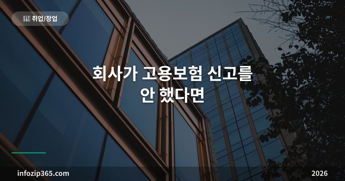 회사가 고용보험 신고를 안 했다면 — 피보험자격 확인청구로 소급됩니다
