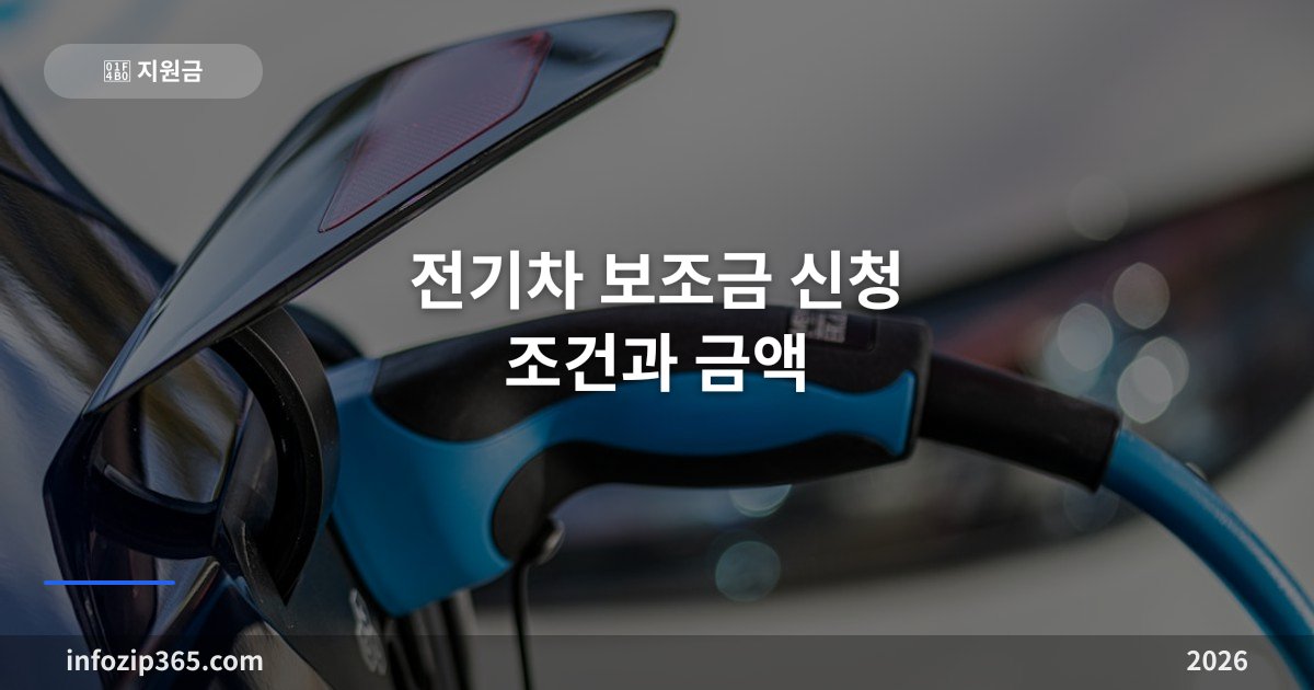 전기차 보조금 2026 신청 조건과 금액 — 전환지원금 신설부터 추가 혜택까지