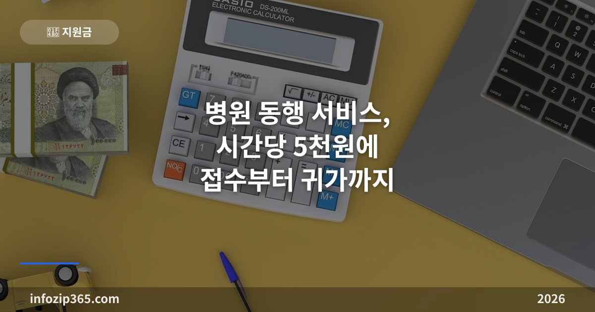 병원 동행 서비스, 시간당 5천원에 접수부터 귀가까지 — 서울시 안심동행 이용법