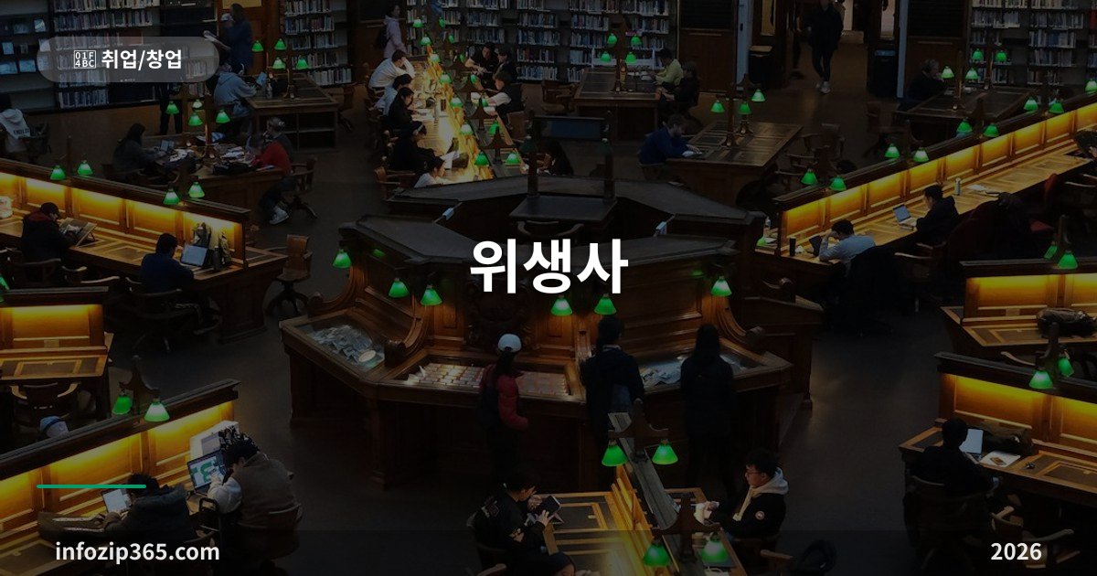 위생사 — 큐넷이 아니라 국시원 시험이다, 10월 시험과 면허 자격의 구조