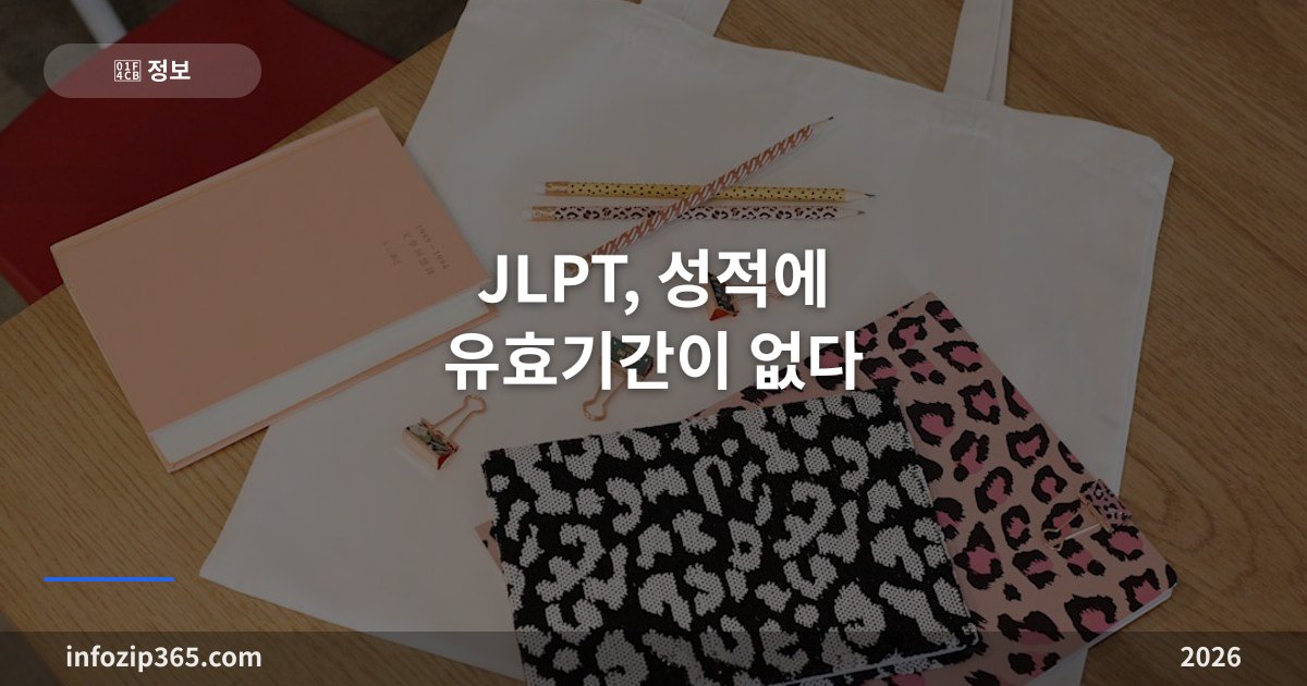 JLPT, 성적에 유효기간이 없다 — 연 2회뿐인 시험의 일정 관리법