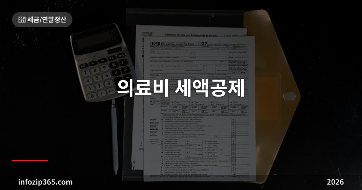 의료비 세액공제 완벽 가이드 — 얼마나 돌려받을 수 있을까