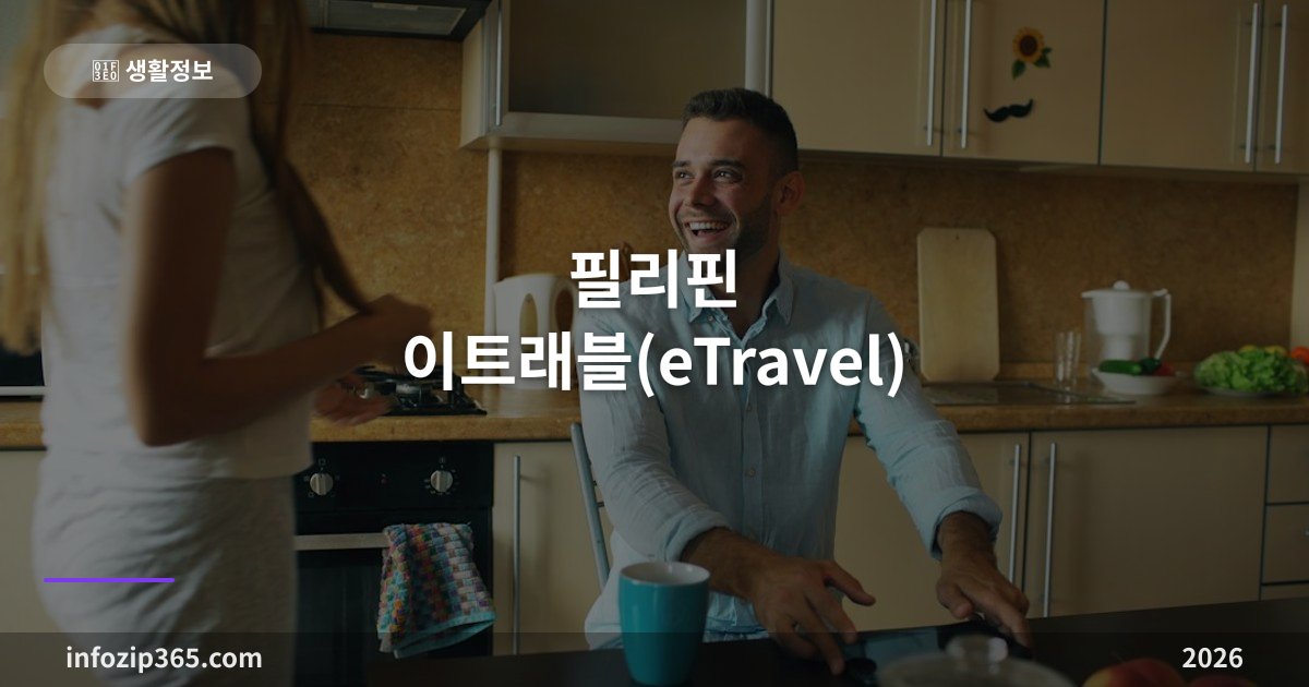 필리핀 이트래블(eTravel) — 72시간 전부터만 등록된다, 탑승할 때 QR을 보여줘야 한다