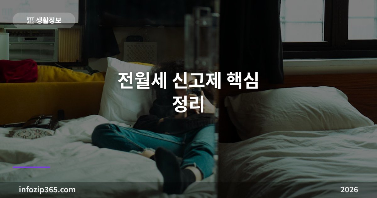 전월세 신고제 핵심 정리 - 내가 신고 대상인지 확인하고 30일 안에 끝내기