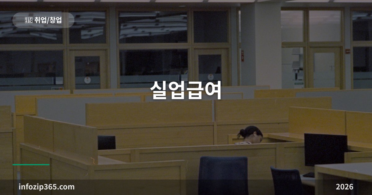 2026년 실업급여 총정리 - 월 198만원 받는 조건과 신청 방법