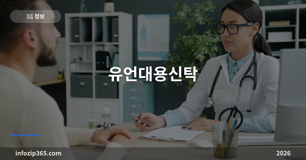 유언대용신탁 — 신탁법 근거·유언장과 차이·유류분 쟁점·상속세 구조