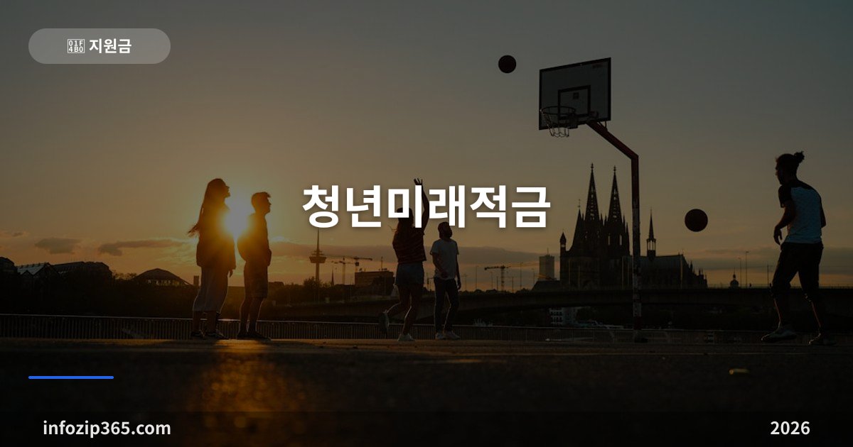 청년미래적금 2026 총정리 - 가입조건, 정부기여금, 신청방법